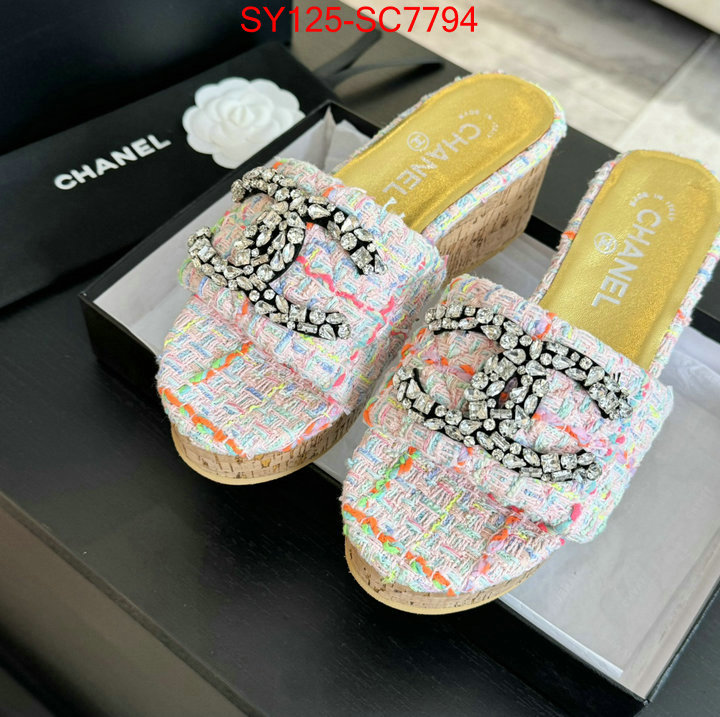 Women Shoes-Chanel brand designer replica ID: SC7794 $: 125USD