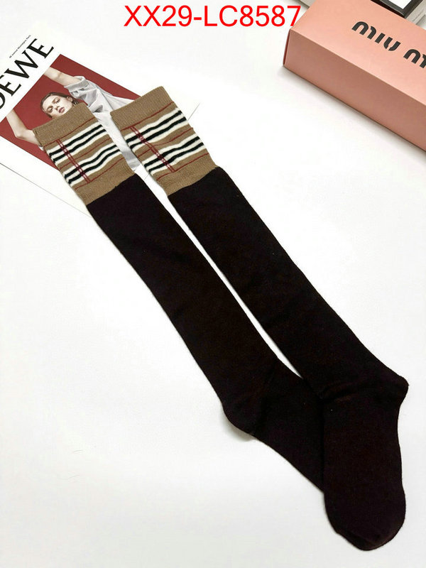 Sock-Burberry high quality 1:1 replica ID: LC8587 $: 29USD