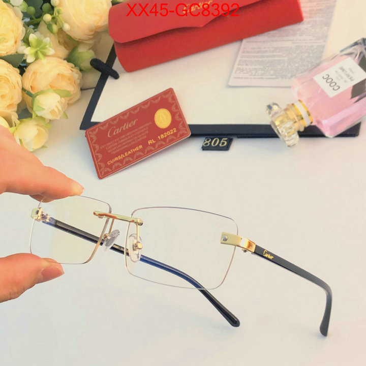 Glasses-Cartier fashion designer ID: GC8392 $: 45USD