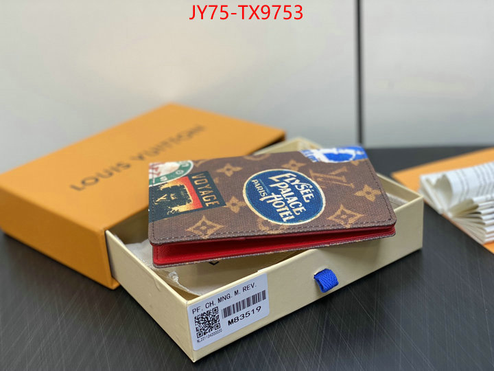 LV Bags(TOP)-Wallet the quality replica ID: TX9753 $: 75USD,