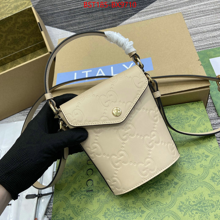 Gucci Bags(TOP)-Crossbody- mirror copy luxury ID: BX9710 $: 185USD,