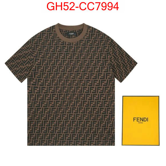Clothing-Fendi brand designer replica ID: CC7994 $: 52USD