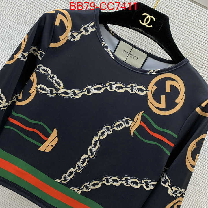 Clothing-Gucci replica every designer ID: CC7411 $: 79USD