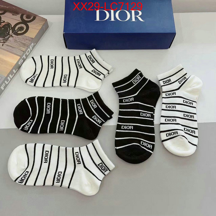 Sock-Dior top quality designer replica ID: LC7129 $: 29USD