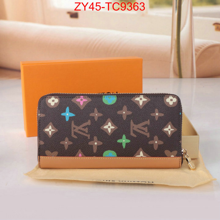 LV Bags(4A)-Wallet 7 star quality designer replica ID: TC9363 $: 45USD,