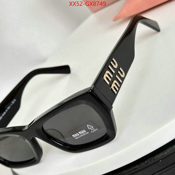Glasses-Miu Miu perfect replica ID: GX8749 $: 52USD