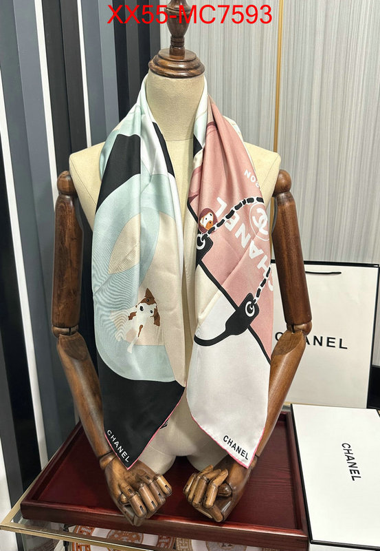 Scarf-Chanel how to find replica shop ID: MC7593 $: 55USD