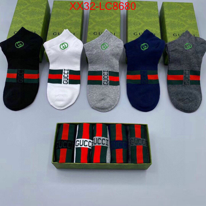 Sock-Gucci perfect replica ID: LC8680 $: 32USD