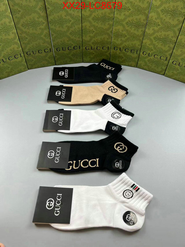 Sock-Gucci designer 7 star replica ID: LC8679 $: 29USD