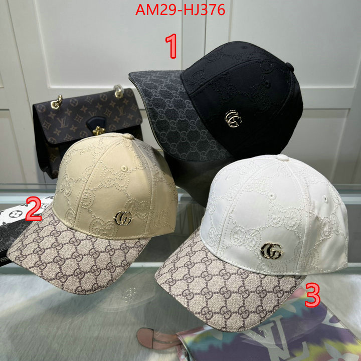 Cap(Hat)-Gucci quality replica ID: HJ376 $: 29USD