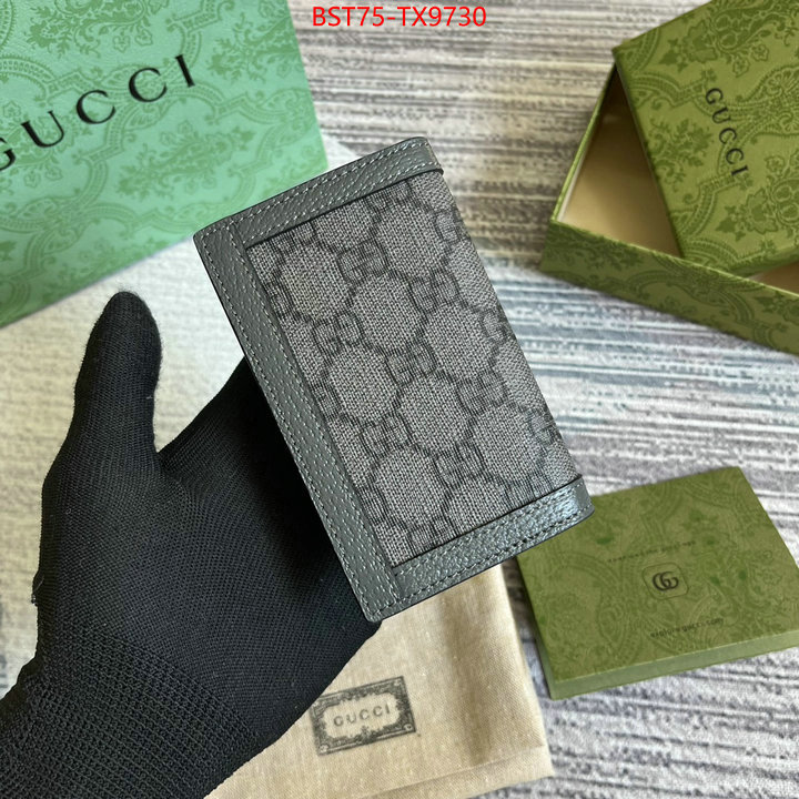 Gucci Bags(TOP)-Wallet- perfect ID: TX9730 $: 75USD,