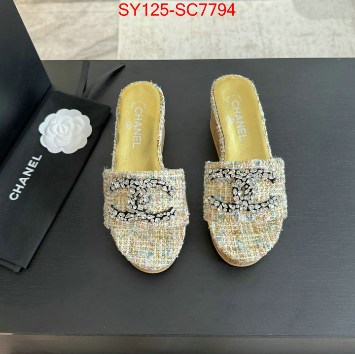 Women Shoes-Chanel brand designer replica ID: SC7794 $: 125USD