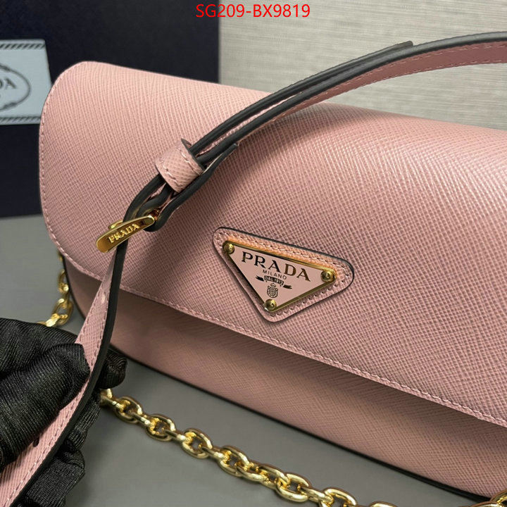 Prada Bags(TOP)-Crossbody- best wholesale replica ID: BX9819 $: 209USD,