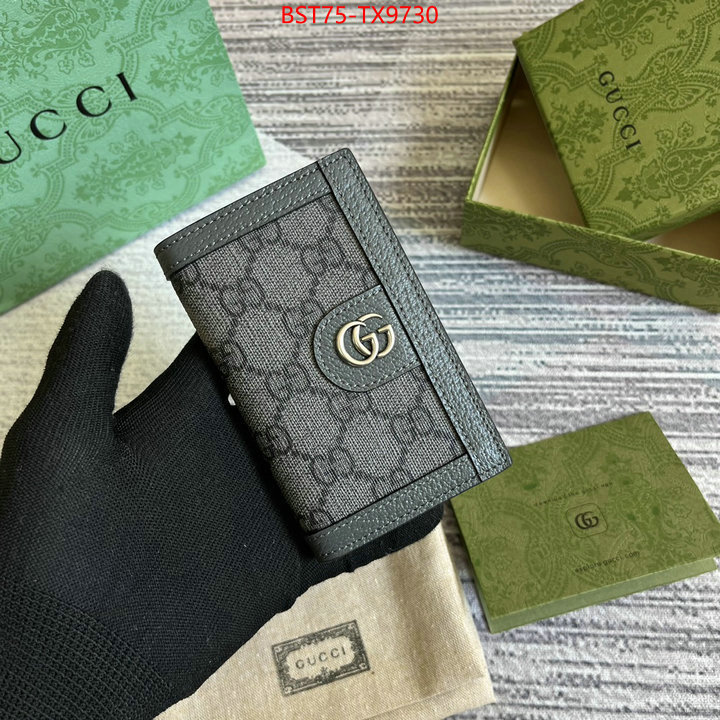 Gucci Bags(TOP)-Wallet- perfect ID: TX9730 $: 75USD,