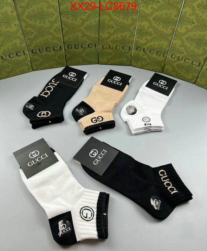 Sock-Gucci designer 7 star replica ID: LC8679 $: 29USD