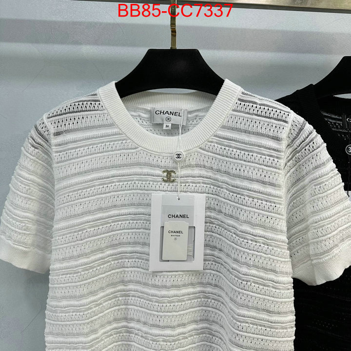 Clothing-Chanel 1:1 replica wholesale ID: CC7337 $: 85USD