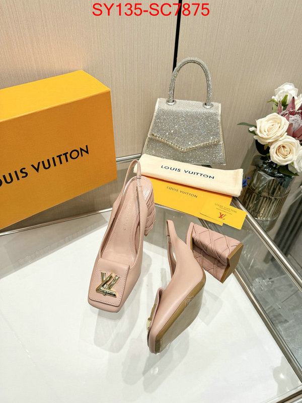 Women Shoes-LV wholesale imitation designer replicas ID: SC7875 $: 135USD