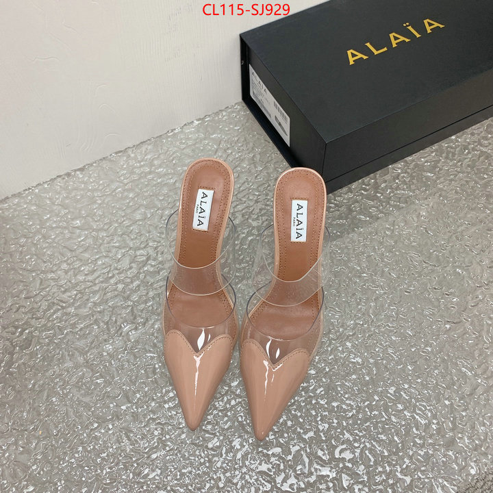 Women Shoes-ALAIA can you buy replica ID: SJ929 $: 115USD