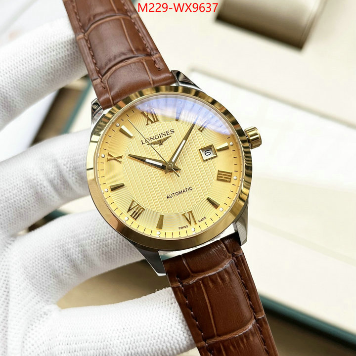 Watch(TOP)-Longines 1:1 clone ID: WX9637 $: 229USD