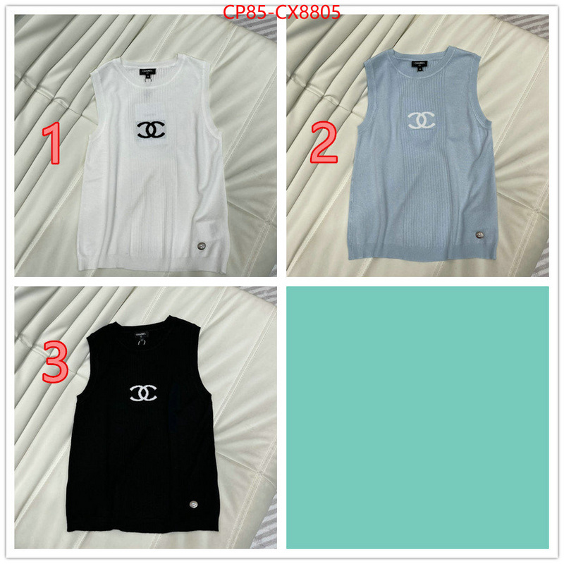 Clothing-Chanel best replica quality ID: CX8805 $: 85USD