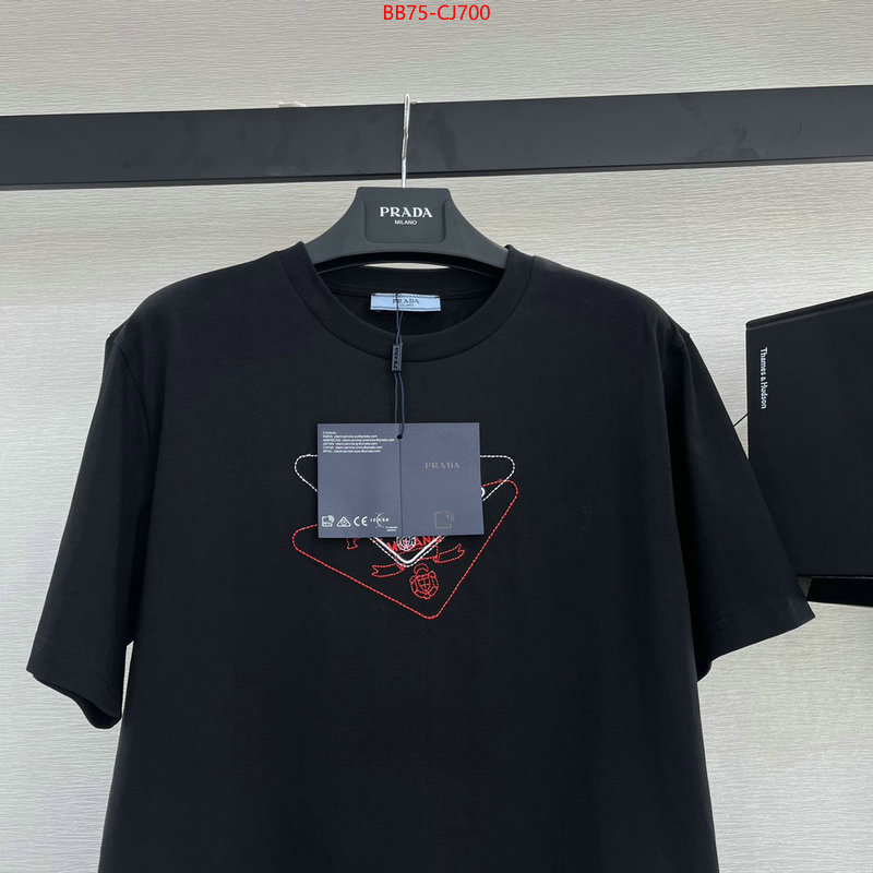 Clothing-Prada best designer replica ID: CJ700 $: 75USD