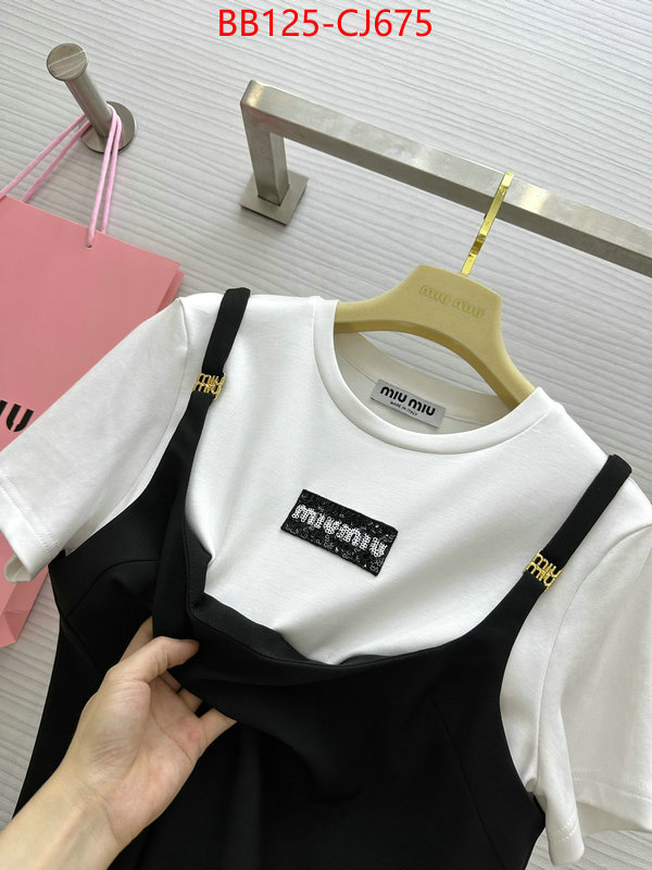 Clothing-MIU MIU fake cheap best online ID: CJ675 $: 125USD