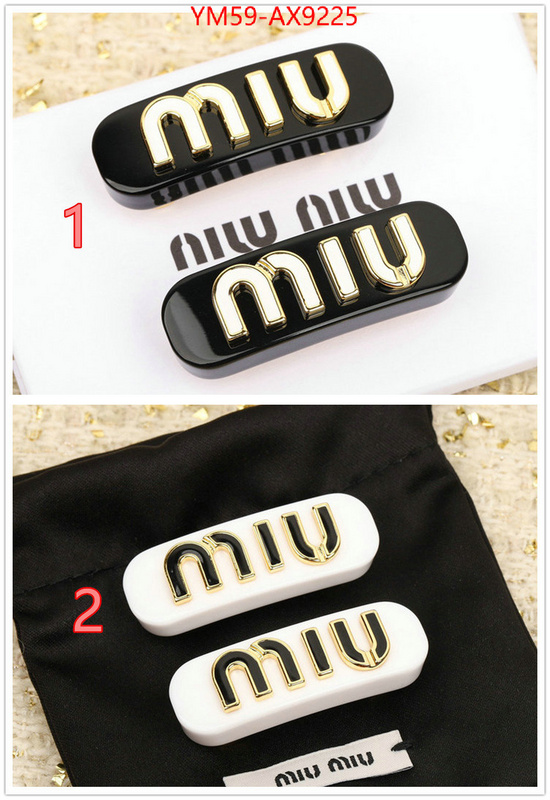 Hair band-MIU MIU aaaaa+ quality replica ID: AX9225 $: 59USD