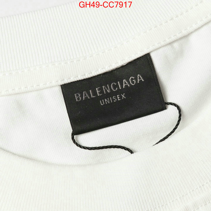 Clothing-Balenciaga fashion replica ID: CC7917 $: 49USD