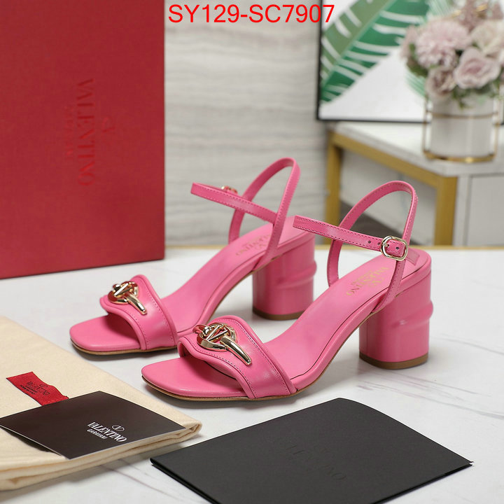 Women Shoes-Valentino designer high replica ID: SC7907 $: 129USD