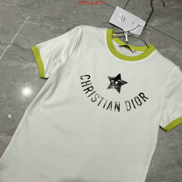 Clothing-Dior designer high replica ID: CJ817 $: 55USD