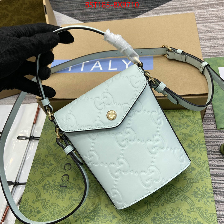 Gucci Bags(TOP)-Crossbody- mirror copy luxury ID: BX9710 $: 185USD,