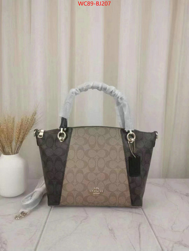 Coach Bags(4A)-Handbag- fake ID: BJ207 $: 89USD,