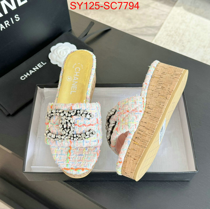 Women Shoes-Chanel brand designer replica ID: SC7794 $: 125USD