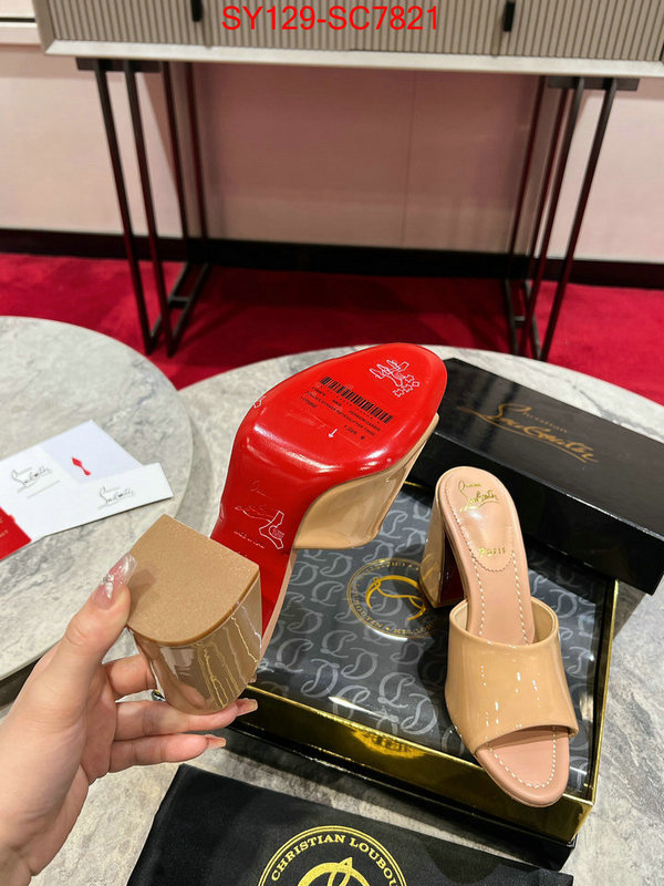 Women Shoes-Christian Louboutin practical and versatile replica designer ID: SC7821 $: 129USD