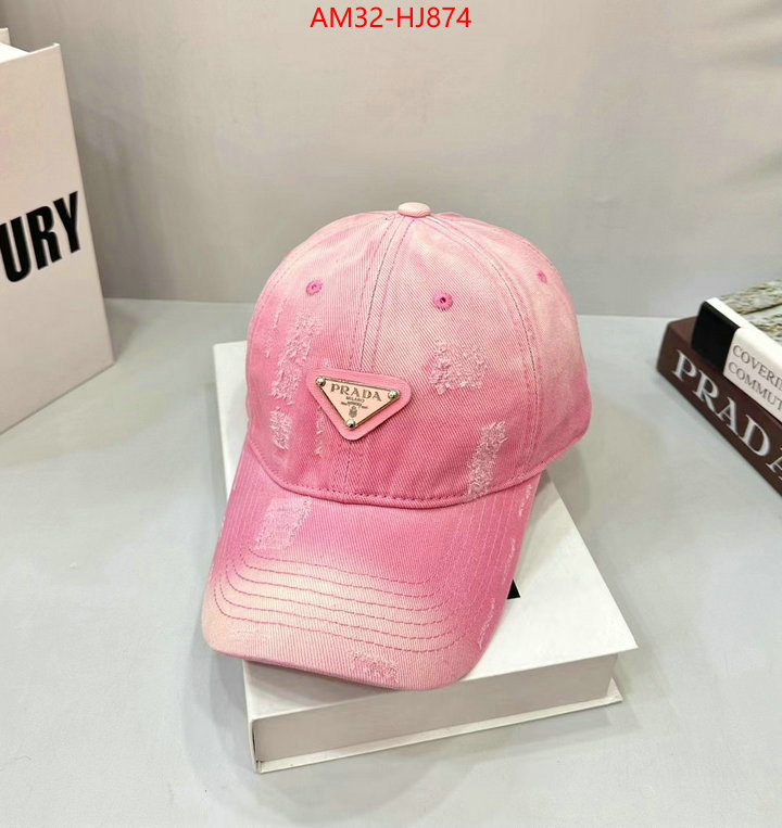 Cap (Hat)-Prada buy luxury 2024 ID: HJ874 $: 32USD