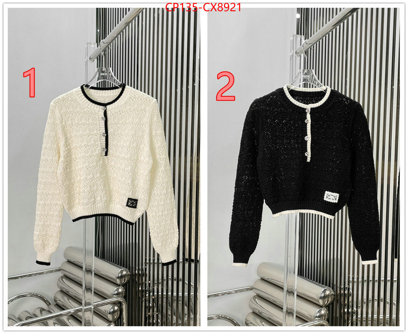 Clothing-Chanel can you buy knockoff ID: CX8921 $: 135USD