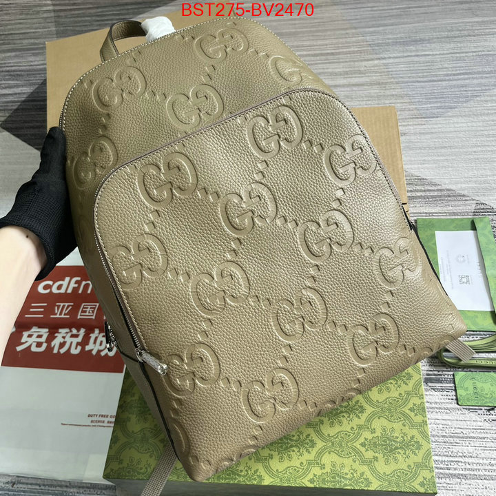 Gucci Bags(TOP)-Backpack- buy the best replica ID: BV2470 $: 275USD,