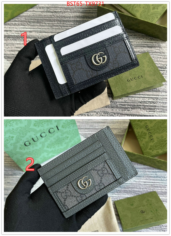 Gucci Bags(TOP)-Wallet- what 1:1 replica ID: TX9731 $: 65USD,