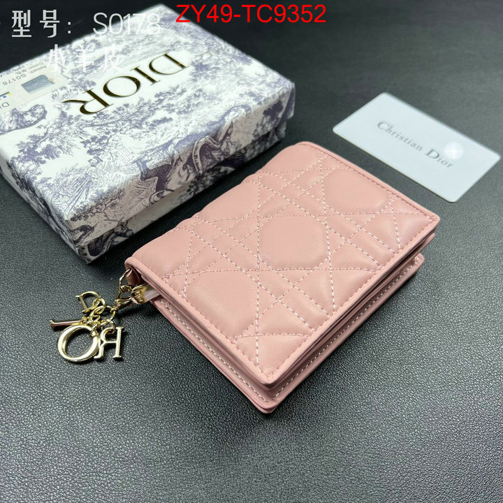 Dior Bags(4A)-Wallet- replica shop ID: TC9352 $: 49USD,