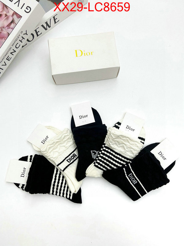 Sock-Dior top quality fake ID: LC8659 $: 29USD