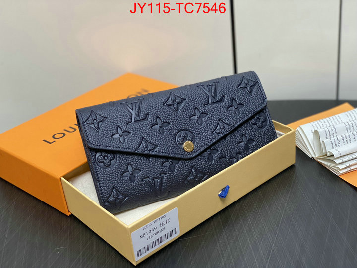 LV Bags(TOP)-Wallet what's best ID: TC7546 $: 115USD,