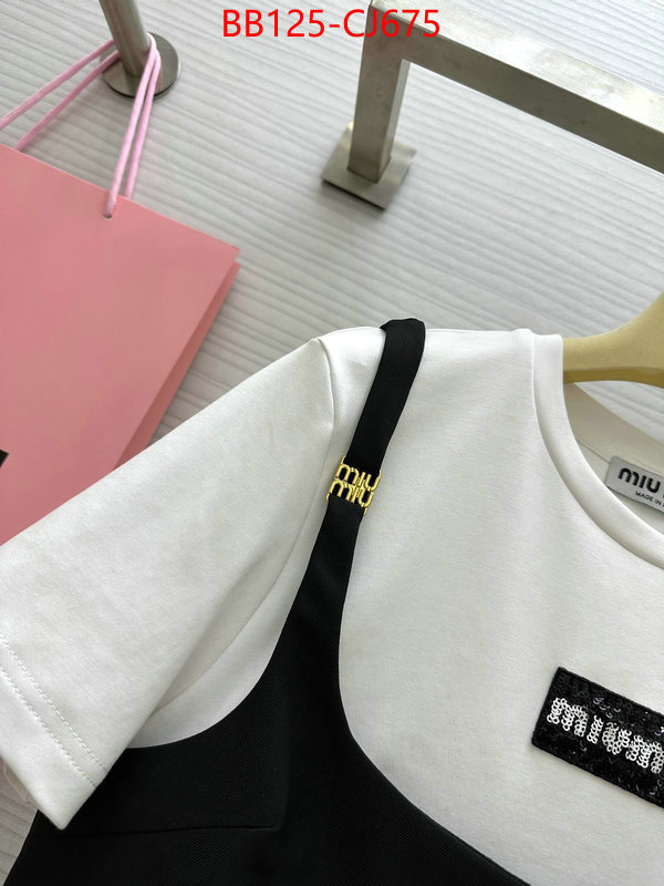 Clothing-MIU MIU fake cheap best online ID: CJ675 $: 125USD