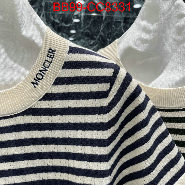 Clothing-Moncler top fake designer ID: CC8331 $: 99USD