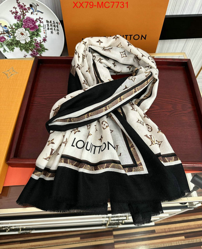 Scarf-LV luxury fashion replica designers ID: MC7731 $: 79USD