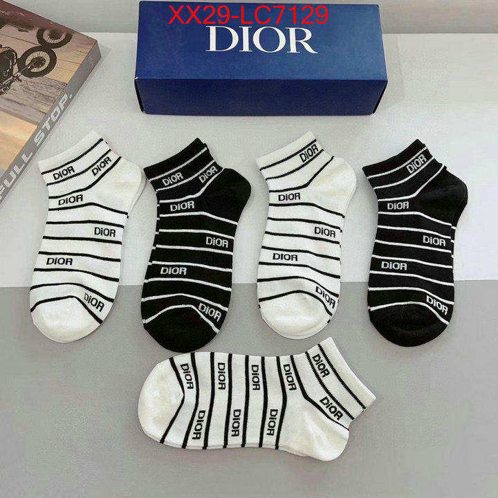 Sock-Dior top quality designer replica ID: LC7129 $: 29USD