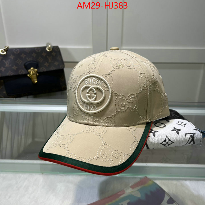 Cap(Hat)-Gucci where can i find ID: HJ383 $: 29USD