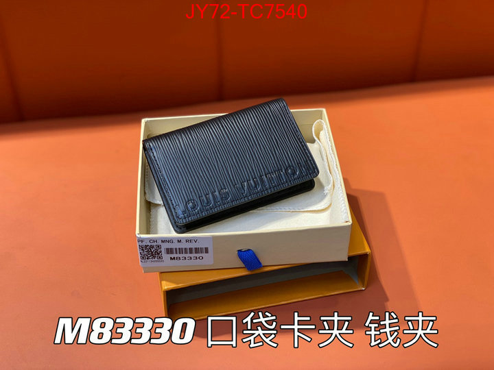 LV Bags(TOP)-Wallet replica sale online ID: TC7540 $: 72USD,