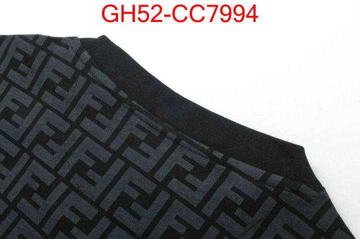 Clothing-Fendi brand designer replica ID: CC7994 $: 52USD
