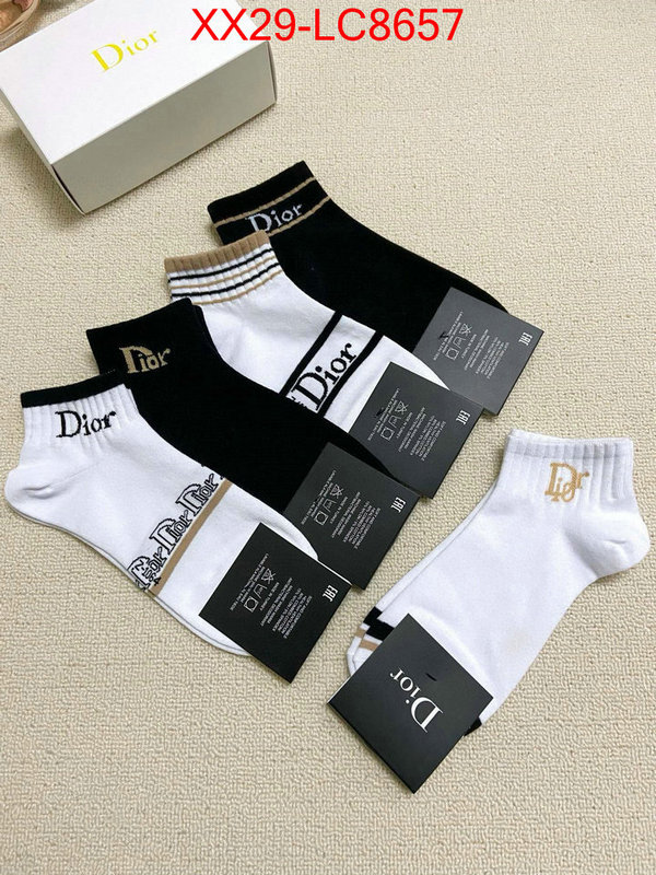 Sock-Dior replica 2024 perfect luxury ID: LC8657 $: 29USD