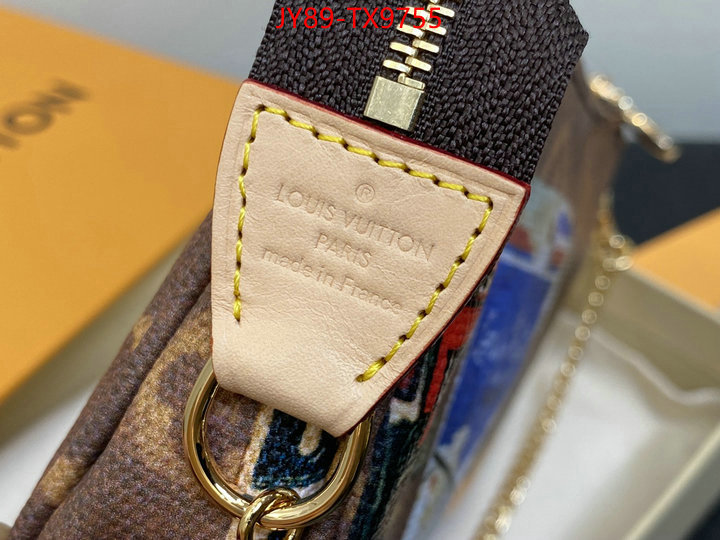 LV Bags(TOP)-Wallet the highest quality fake ID: TX9755 $: 89USD,